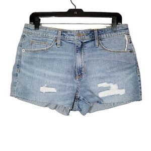Universal Thread Distressed High-Rise Shortie Shorts Sz 4